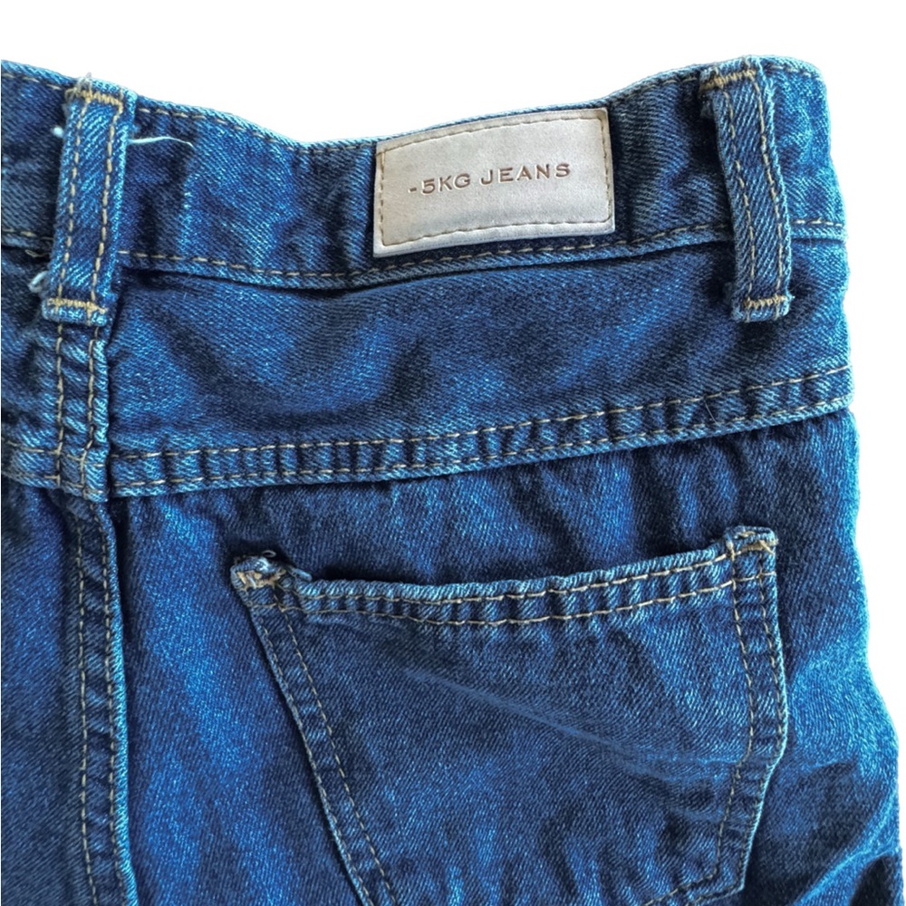Vintage // 5K Blue Denim Highwaisted Shorts - Picture 3 of 3